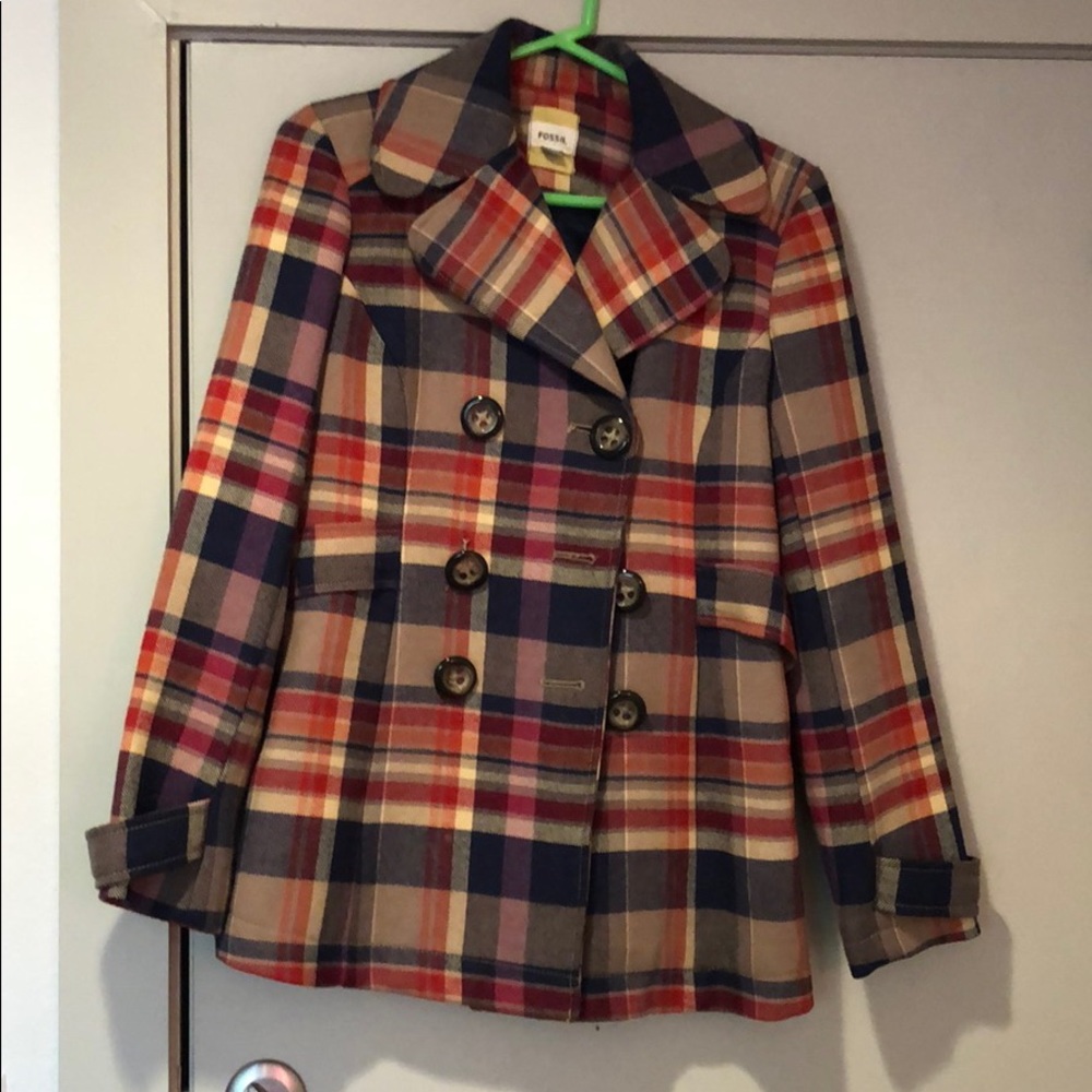 Fossil Wool Peacoat